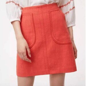 LOFT Orange Mini Skirt